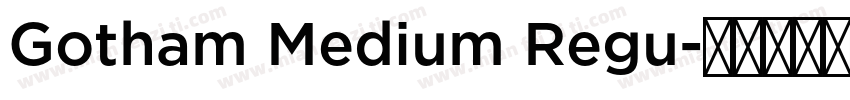 Gotham Medium Regu字体转换
